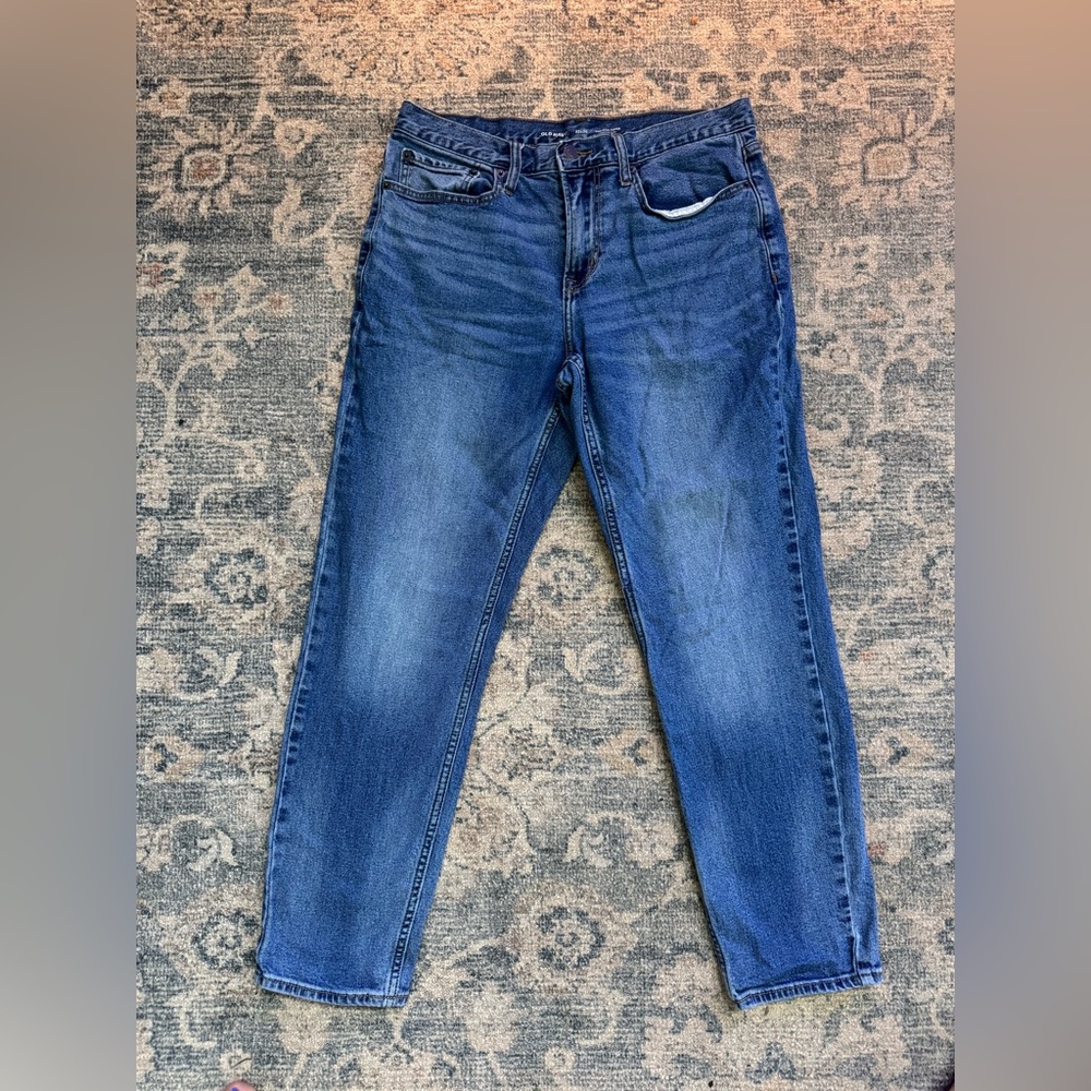 Old Navy Men’s Athletic Taper flex Leg Blue Jeans size 32x30